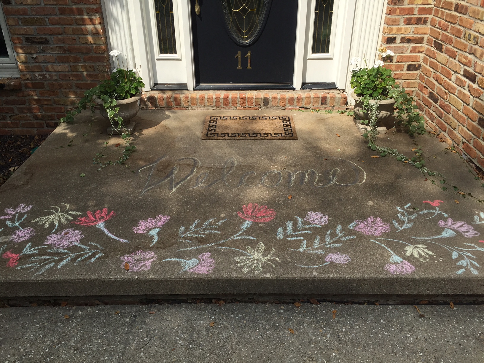 Grown-up sidewalk chalk